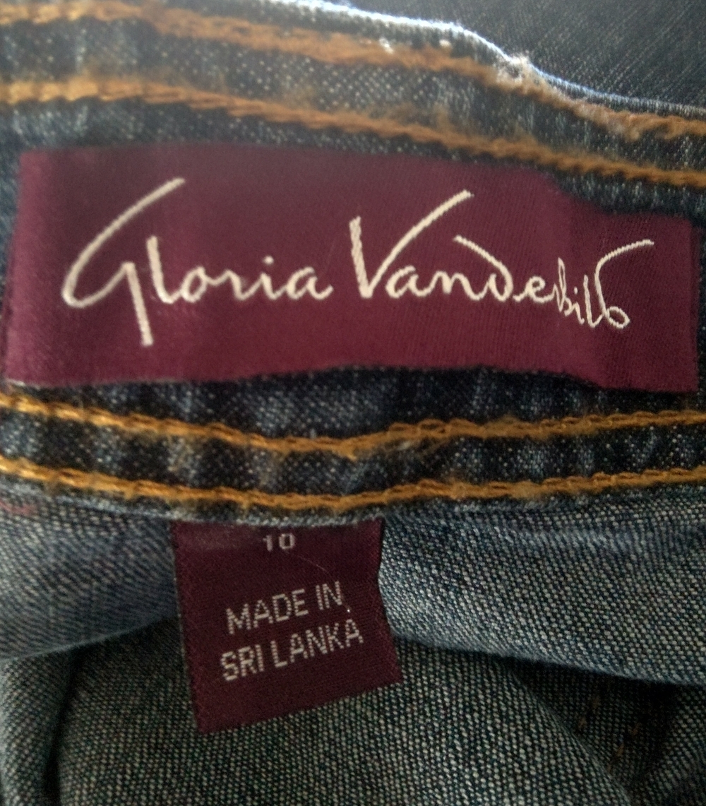 Classic Dark Blue Denim Skirt - Women's - Picture 5 of 7
